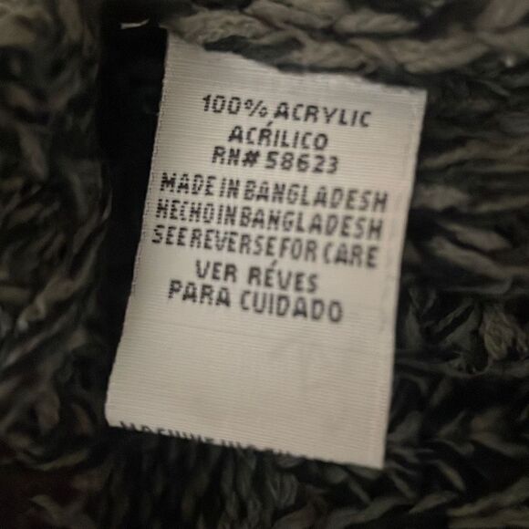 Effeci Woman Plus Size Longline Sweater 3X Charcoal Black - Picture 6 of 10